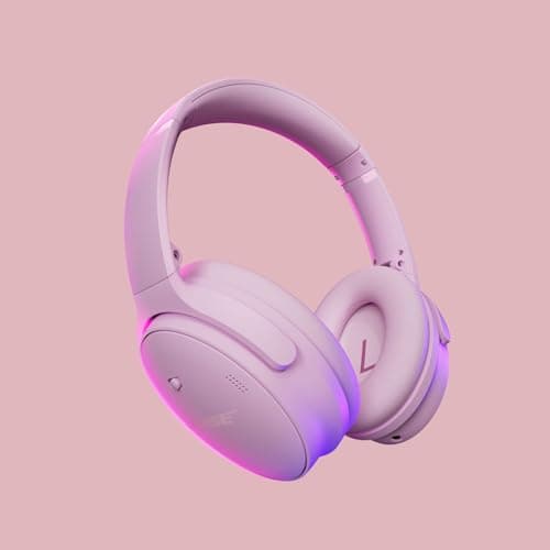 Bose QuietComfort Wireless Noise Cancelling Headphones, Bluetooth Over Ear Headphones with Up To 24 Hours of Battery Life, Petal Pink - Limited Edition — view 2
