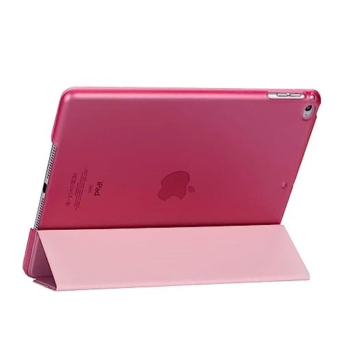 For Apple iPad Mini 4th/5th Gen A1538 A1550 A2126 A2124 Smart Magnetic Stand Case Cover with Automatic Wake/Sleep (Pink) — view 2