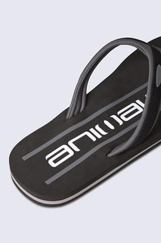 Animal Jekyl Mens Lightweight Flip-Flops Grey 13 — view 5