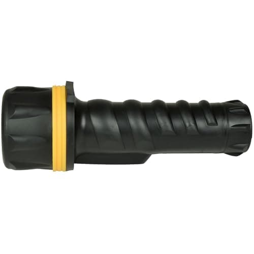 Mercury Heavy Duty LED Rubber Torch Durable Handheld Torch with Wide-Angle LEDs, Anti-Roll Grip, Splash Resistant, Portable and Ideal for Camping, Outdoor, Work and Emergencies 2 x D Batteries — view 3