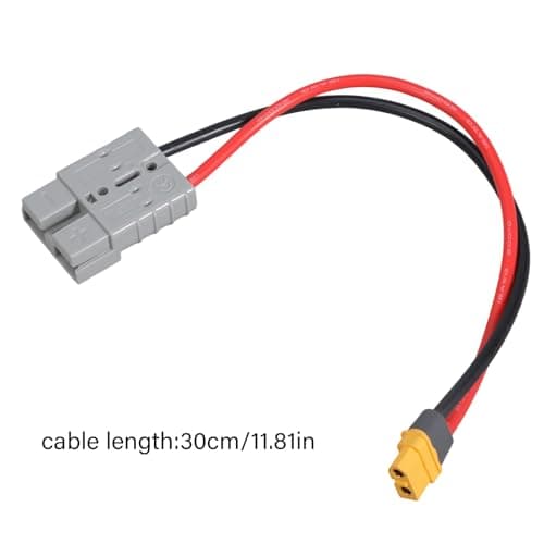 Universal 50A 600V Battery Adapter Cable ADS and Charging Cable with Connector 30cm Length Wide Compatibility Female Power Supply — view 3