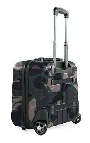 Suitline - Pilot Trolley, Hard Shell, Business Trolley, Cabin Suitcase, Pilot Case, Carry On Luggage, TSA, ABS, 2 Wheels, Camouflage — view 2