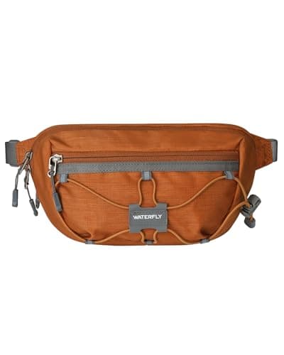 Waterfly Bum Bag Fanny Pack Waist Packs with RFID Blocking Brown