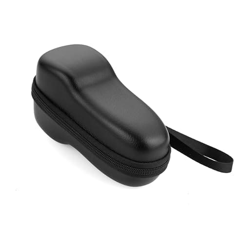 BCEPDCHR Hard Travel Case for Braun Series 1/Series3/Series 5/Series 7/Series 9 Philips Series S1000/S3000/S5000/S7000/S9000 Razor Shaver,JISULIFE Handheld Fan Pro1S/ F8X/F8/FA55 (Black Zipper Strip)