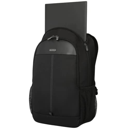 Targus 15-16 Inch Modern Classic Backpack, Lightweight Laptop Bag with Padded Protection, Multiple Compartments, Water Resistant, Black — view 6