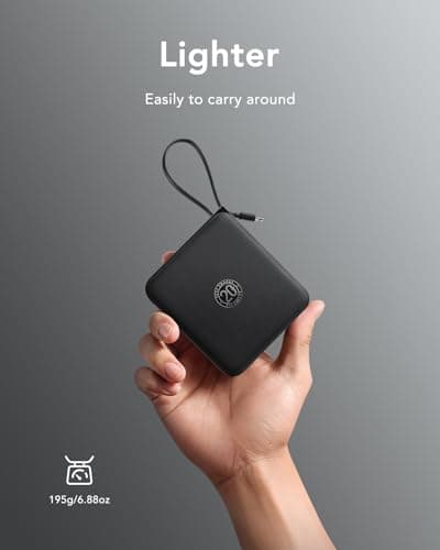VRURC Mini Portable Charger with 4 Built-in Cable 22.5W Fast Charging — view 5