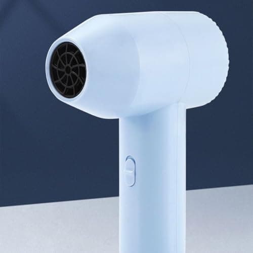 QUXVUIS Quiet Cordless Hair Dryer Rechargeable and Portable ABS Cordless Hair Dryer Rechargeable USB Portable 12v Car Hair Dryer, B, USB Charging — view 3