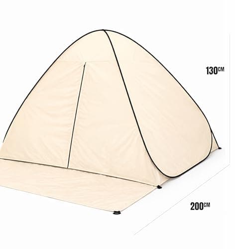 Eurocatch Festival Tent 200x130 cm - Pop-up Throw Tent, Waterproof 210D Oxford Nylon, Blackout, Including Pegs and Storage Bag - Set Up in 5 Seconds — view 5