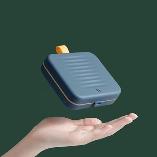 Small Sewing kit Travel Size, Mini Sewing Kits Storage-Box Gifts for Adults, Beginners DIY Easy Embroidery Thread Needle Accessories,Home and Hand Sewing Supplies, Basic Emergency Needle case (Blue) — view 2