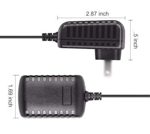 Mixctod Global 12V AC/DC Adapter for D.C.12V DYNACRAFT Surge Camo Wheel Quad RIDE ON 4x4 12 Volt 12VDC Power Supply Cord Charger Mains PSU (with Barrel Round Plug Tip.) — view 3