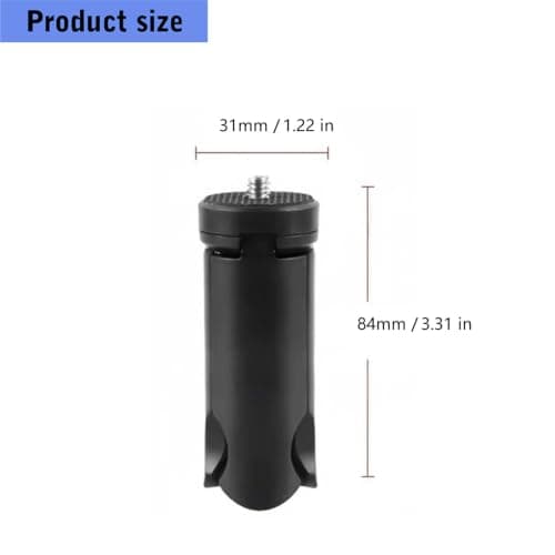 Tripod Stand for Pocket 3 2 with 1/4 Inch Screw Interfaces — view 3