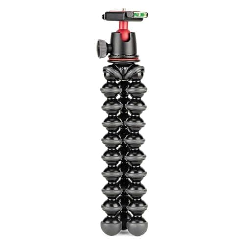 JOBY GorillaPod 3K Kit, Compact 3K Stand and Ballhead for Compact Cameras, Travel Tripod Kit for Cameras, Holds Devices up to 3 Kg, JB91507-BWW, Made in Italy, Black/Charcoal — view 2