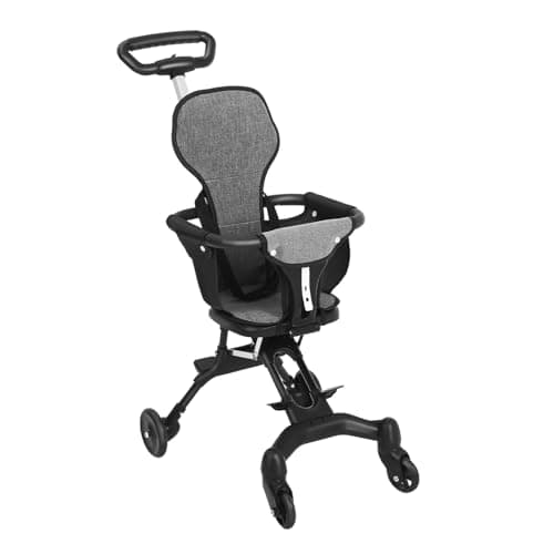 Lightweight Foldable Travel Stroller for Infants and Toddlers Black