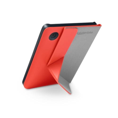 Kobo Clara Colour/BW SleepCover Case, Cayenne Red, Vegan Leather — view 3