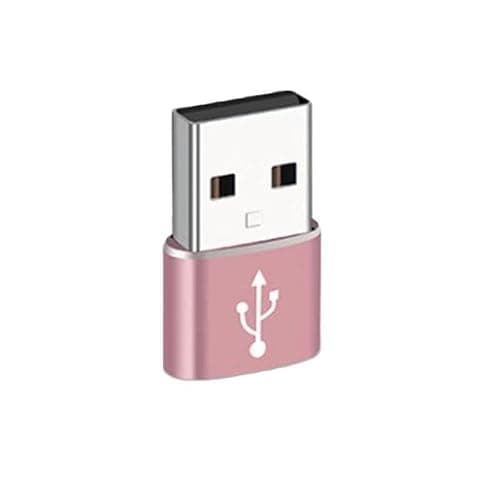 Usb 3.1 Type C Female To Usb 3.0 Male Adapter Converter | Type-C Female To Usb 3.0 Male Adapter | Usb C 3.1 Type C Female To Usb 3.0 Type A Male Port Converter For Android Mobiles. (Rose Gold) — view 4