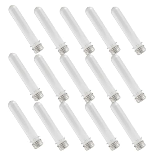 KJHBV Plastic Shoelace Storage Tubes Sneaker Laces with Screw Caps 15pcs Separate and Organise and Tiny Items Efficiently for Portable Travel Organiser
