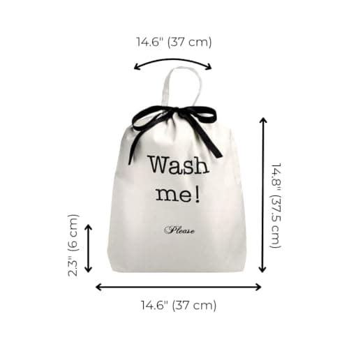 Bag-all Travel Laundry Bags for Dirt Clothes | Dirty Clothes Bag for Traveling | Bolsas Para Ropa Sucia | Travel Dirty Laundry Bag for Suitcase | Cream — view 3