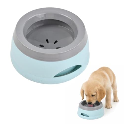 Blue Portable Dog Water Bowl Anti Spill for Car