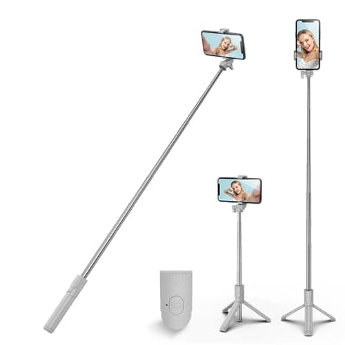 XIHAMA Selfie Stick Tripod, 4 in 1 Extendable & Portable Phone Tripod Stand with Wireless Remote Compatible with iPhone 16 15 14 pro Xs Max 8 7, Galaxy Note10/S20/S10/OnePlus 9/9 PRO etc