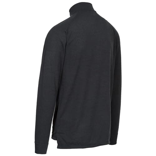 Trespass Unisex Quick Dry Long Sleeve Thermal Top Wise360 Black in Size - L — view 2