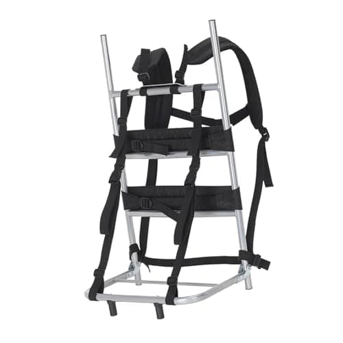 MotiveTech Heavy-duty Carrying Backpack Frame, Aluminum Nylon Carrying, Lightweight, Practical Equipment, Foldable Bag Frame for Outdoor Activities, L