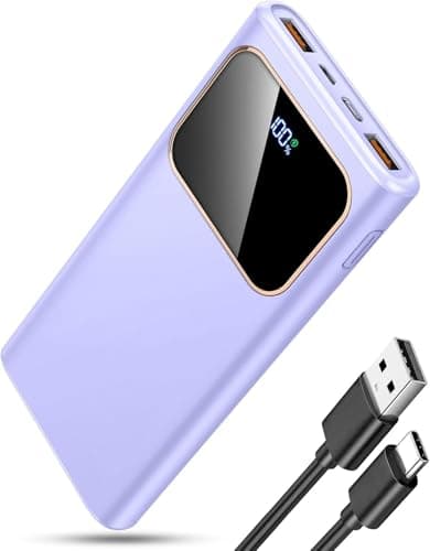 Power Bank Fast Charging 10000mAh, Slim Portable Charger for iPhone Samsung