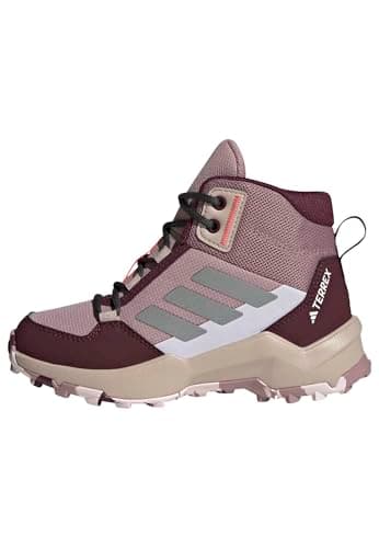 adidas Unisex Kids Terrex Ax4R Mid Hiking Shoes, Magic Mauve/Reflective Silver/Maroon, 4 UK