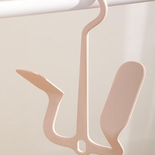 Uonguon Slippers Drying Rack - Storage for Sandals with Double Hooks | Hooks for Presenting Shoes - For Balcony, Student Dorm, Camping, Travel, Hotel, Garden Patio, pink, Siehe Beschreibung — view 2