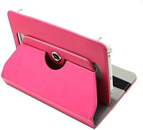 7inch Tablet Case - Universal PU Leather Stand Folio Case Cover for All 6",6.8",7" Tablets, Fit for Kindle eReaders Fire Tablet- Kobo/Voyaga/Lenovo/Sony E-Book/iPad Mini 5 4 3 2 1 (Pink) — view 4