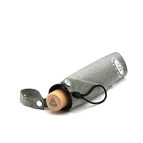 Fulton Parasoleil Umbrella, Charcoal Chambray UPF50+ — view 2