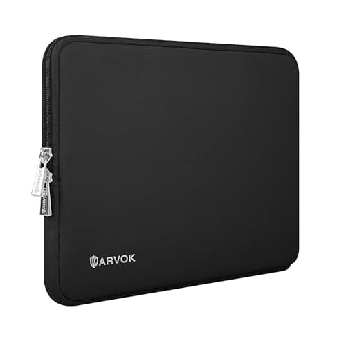 ARVOK 15 15.6 16 inch Laptop Sleeve Case,Waterproof MacBook Notebook Cover for MacBook Air Pro 15 16 inch, Computer Carrying Bag for HP ThinkPad Dell Lenovo Asus Acer MSI, Black