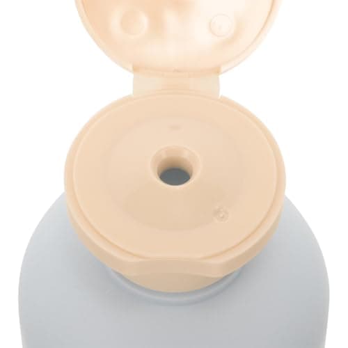 UPKOCH 2pcs Ml PE Flip Cap Refillable Shampoo Bottle Dispenser for Travel — view 3