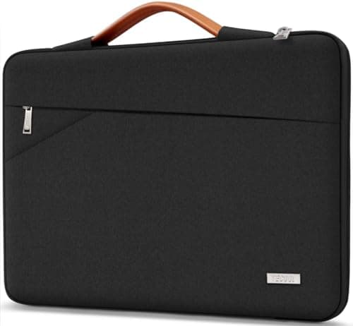 TECOOL 16 Inch Laptop Sleeve Protective Case with Handle and Pockets