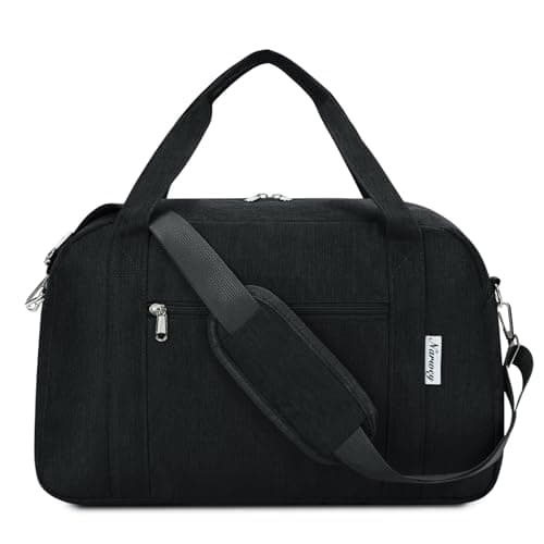 Narwey for Ryanair Cabin Bags 40x30x20 Underseat New Ryanair Travel Duffel Hospital Bag Ryan Air Carry on Luggage Holdall Overnight Weekend Bags for Women and Men 20L (Black) — view 2