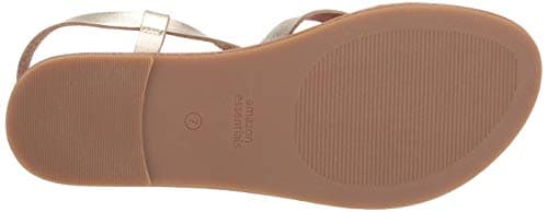 Amazon Essentials Women's Casual Strappy Sandal, Gold, 8 UK — view 4