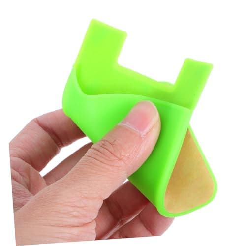 jojofuny 3pcs Silicone Adhesive Phone Card Holder Stickers for Cell Phone — view 3