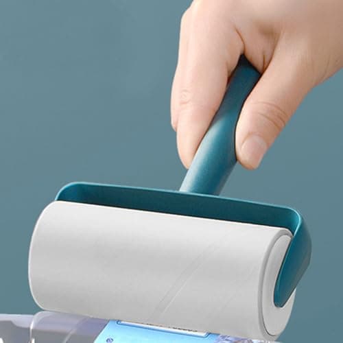 Kichvoe Pet Hair Lint Remover Roller 4pcs Set with Handle and 3 Adhesive Refill Rolls, Sticky Hair Removal Tool for Dog and Cleaning, Portable Grooming Accessory for Home and Travel — view 6