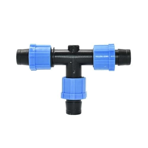 WENYOG Drip Irrigation Faucet Adapters 16mm Micro Irrigation Drip Tape Connectors Tee Repair Elbow End Plug Tap Fittings(Burgundy) — view 4