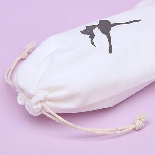 2 Pcs Womens Ballet Shoes Bags Cotton Duster Pouches Drawstring Pointe Shoe Storage Bag Personalized Dance Bags Portable Travel Ballet Backpack Multipurpose Drawstring Sack — view 4