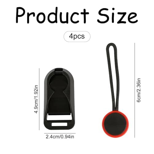 Rumyve 4pcs Camera Strap Buckle,Quick Release Sturdy Shoulder Neck Strap Clip Adapter,Universal Connection Buckle Adapter for Cameras and Binoculars — view 2