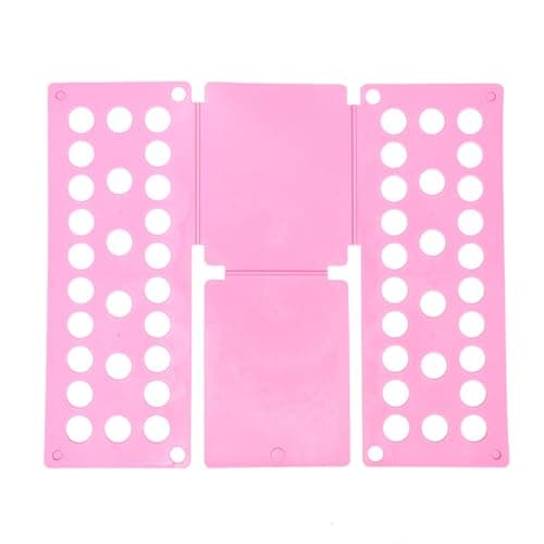 Clothes Folding Board Fast Shirt Folder for Adults Laundry (pink) — view 2