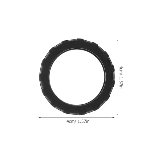 VALICLUD Silicone Luggage Wheel Covers 8 Pack 1.57-2.17 Inch Travel Suitcase Wheel Protectors Noise Reduction Anti-Slip for Cabin Suitcases — view 5