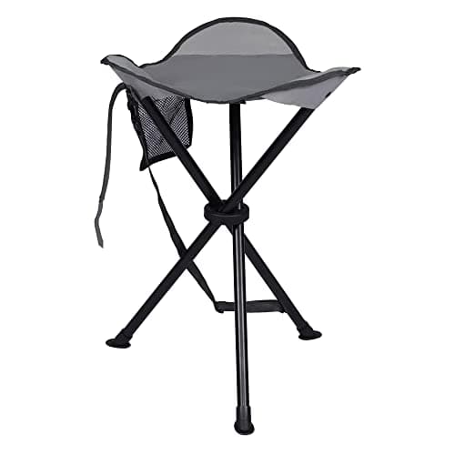 Portal Folding Stool Camping Stool Collapsible Tripod Portable Lightweight Fold away Small Chair Pop up Travel Seat for Hiking Backpacking Fishing Walking Events Festival Load 102KG