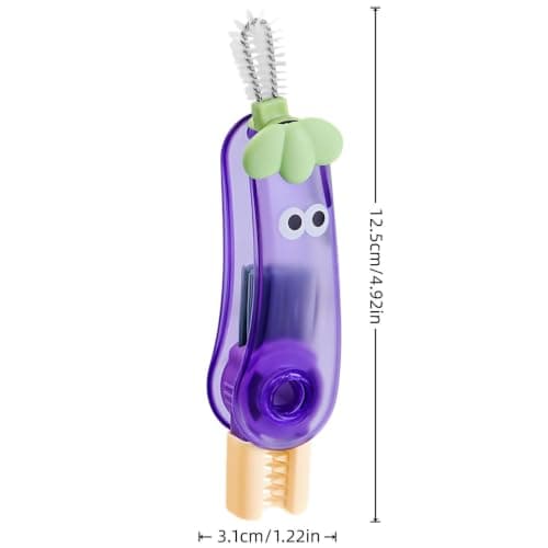 Cup Lid Cleaning Brush 4 In 1 Sports Bottle Crevice Cleaning — view 5