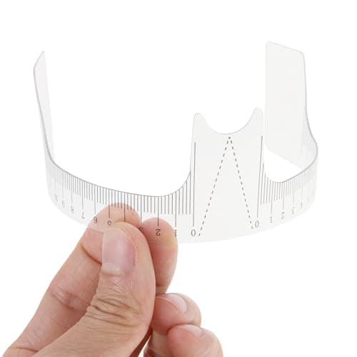 5pcs Eyebrow Stencil Ruler with Level and Scale for Balanced Brows — view 4