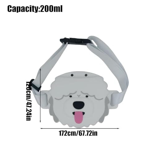 Dog Snack Pouch 200 Ml Dog Shape Silicone Magnetic Closure — view 5