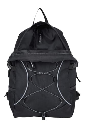 Mountain Warehouse Bolt 18L Backpack - Ripstop Rucksack, Compression Straps Bag - For Travelling Black — view 5