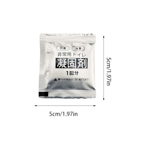 Toilet Coagulant | 12 Pack Coagulant Gel Poo Outdoor - Outdoor Poop Tools, Portable Camping Toilet Supplies with Strong Water Absorption for Travel — view 6