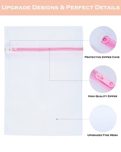 Mesh Laundry Net for Washing Machine - Bag for Bra, Travel, Shoes, Suitcase, Socks, Underwear, Baby Clothes — view 2