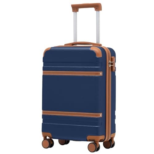COOLIFE Cabin Suitcase 55x35x20 Ryanair EasyJet PC+ABS Hard Shell, TSA Lock